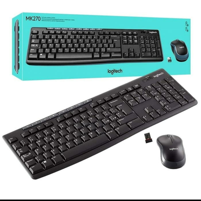 Keyboard Mouse Logitech MK270 Wireless