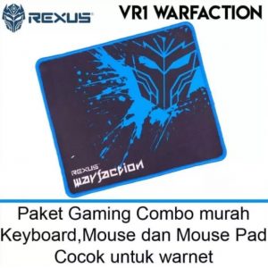 Paket Keyboard Gaming Rexus VR1 Warfaction